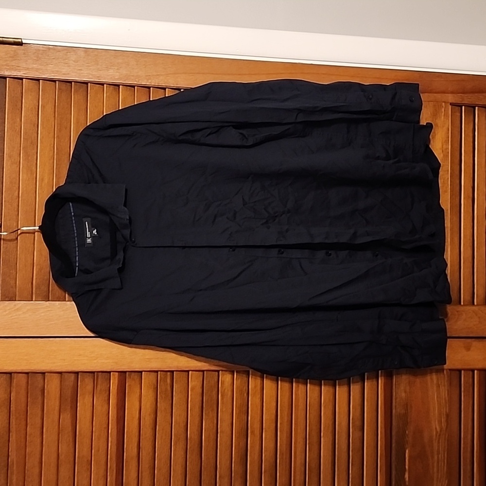 XLarge mens black dress shirt